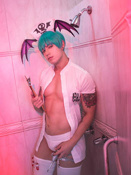 Morrigan Aensland Genderbend