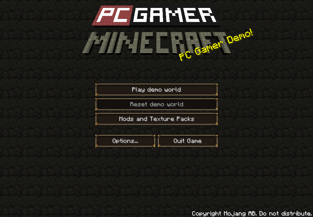 Pc Gamer Minecraft Demo Title By Lazulichaos On Deviantart Pc Gamer Minecraft Demo Title By Lazulichaos On Deviantart