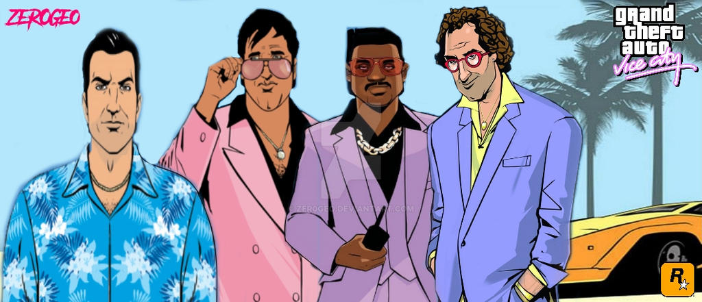Grand Theft Auto Vice City Wallpaper by ZER0GEO on DeviantArt