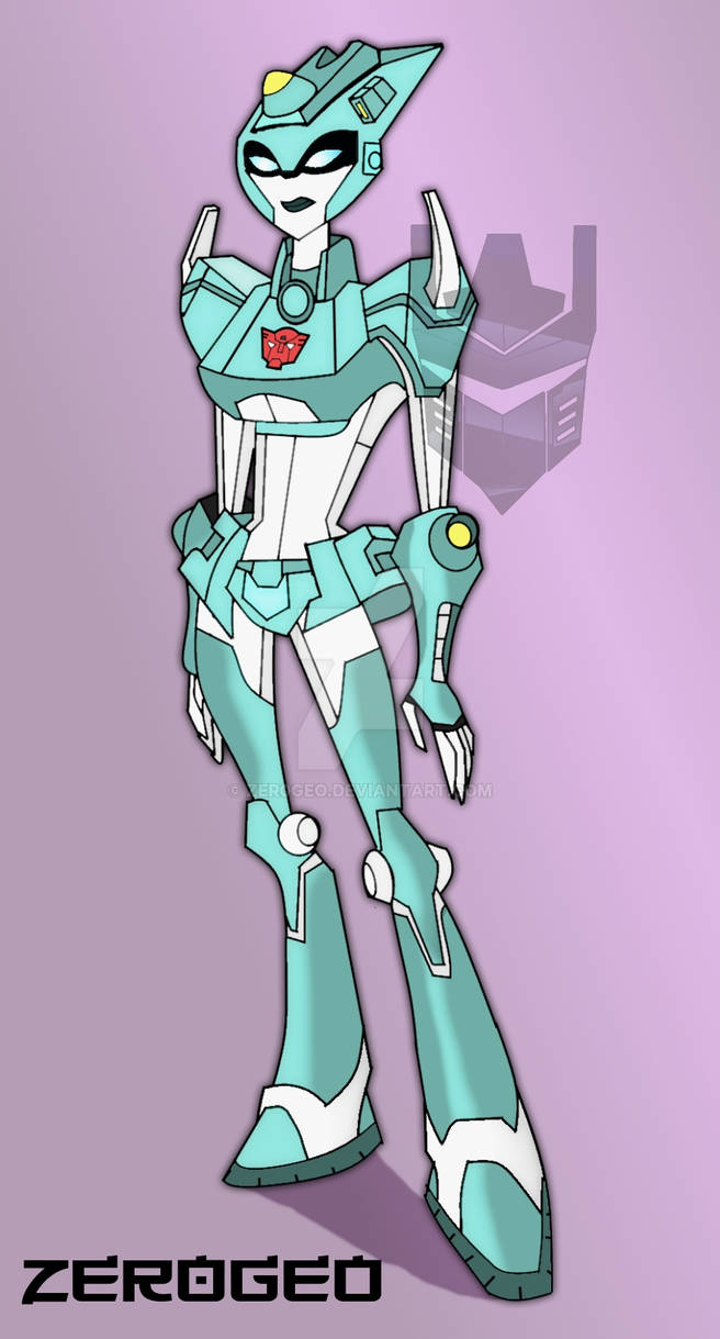 Transformers Animated: Moonracer by ZER0GEO on DeviantArt