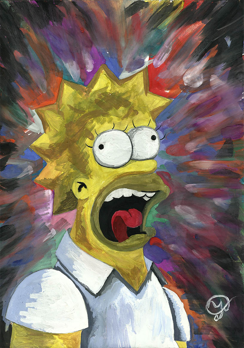 shocked homer