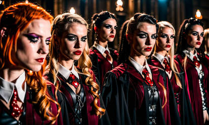 Gryffindor 6th and 7th years in the demonic cabal