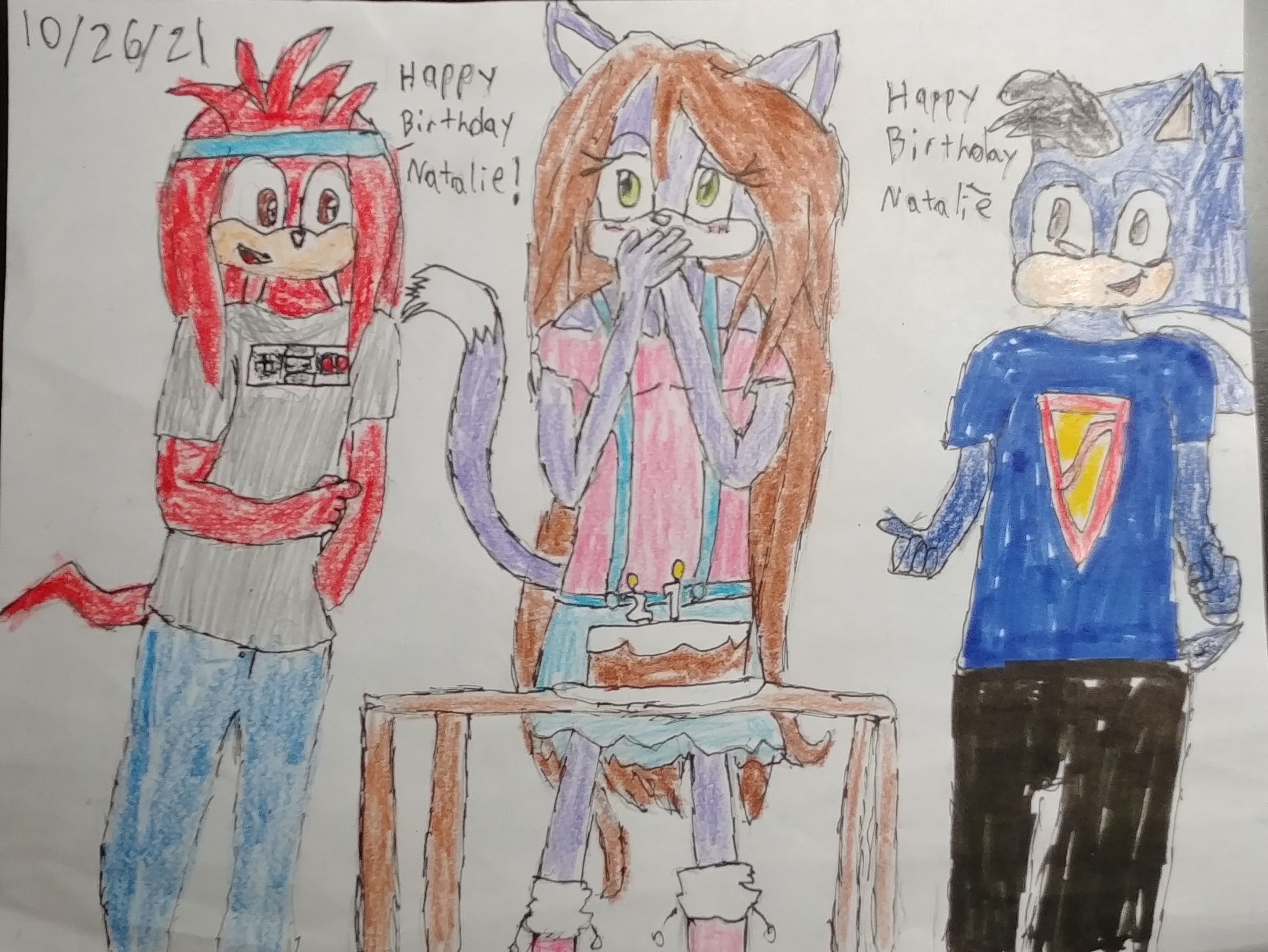 April's Birthday surprise