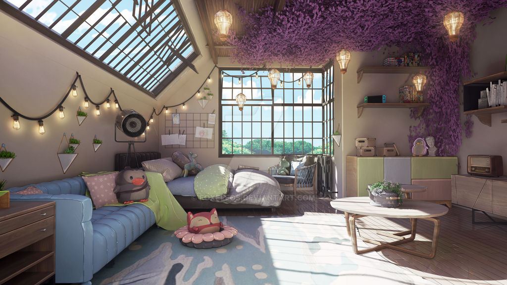 Room by Foxeleos on DeviantArt