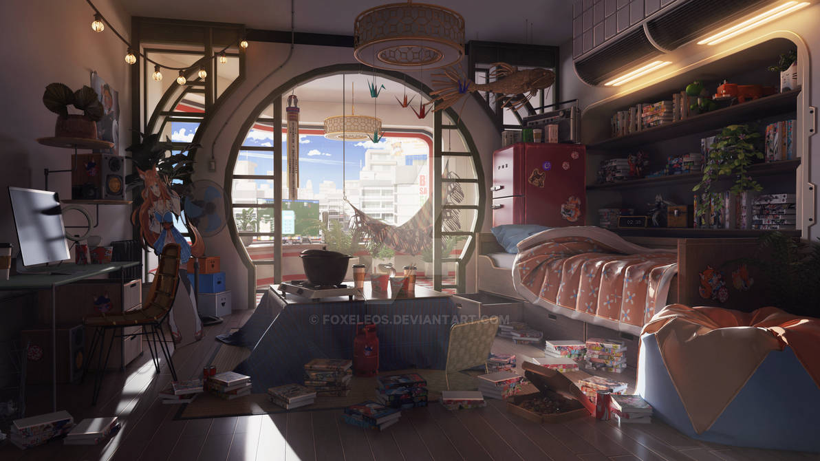 Room VTuber Ginger by Foxeleos on DeviantArt