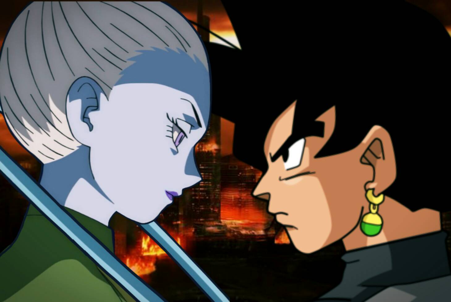 Vados inface black goku by viperzone on DeviantArt Vados inface black goku by viperzone on DeviantArt