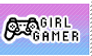 stamp. girl gamer