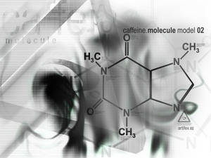 Caffeine molecule