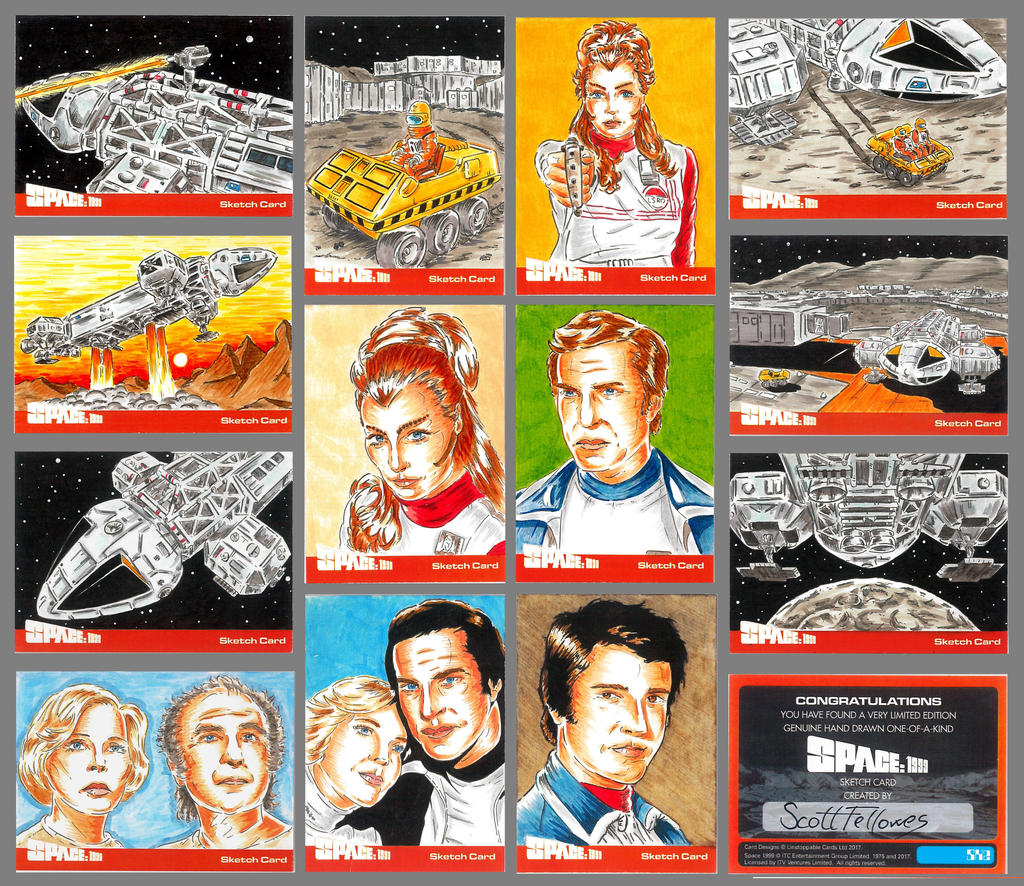 Spacemaker Cards Space:1999 set 2 sketch cards 2 by Bowthorpe on DeviantArt