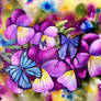 Pansies and Butterflies