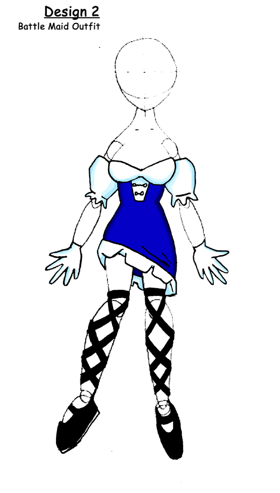 Design 2- Battle Maid Outfit