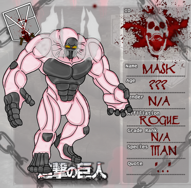 Shingeki no Kyojin OC - titan form by NehturhiaGowad on DeviantArt