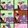 big kiss with harley and joker is a fight