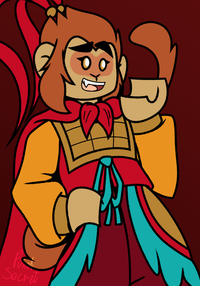 LEGO Monkie Kid Sun Wukong by xXDigitalArtistXx on DeviantArt