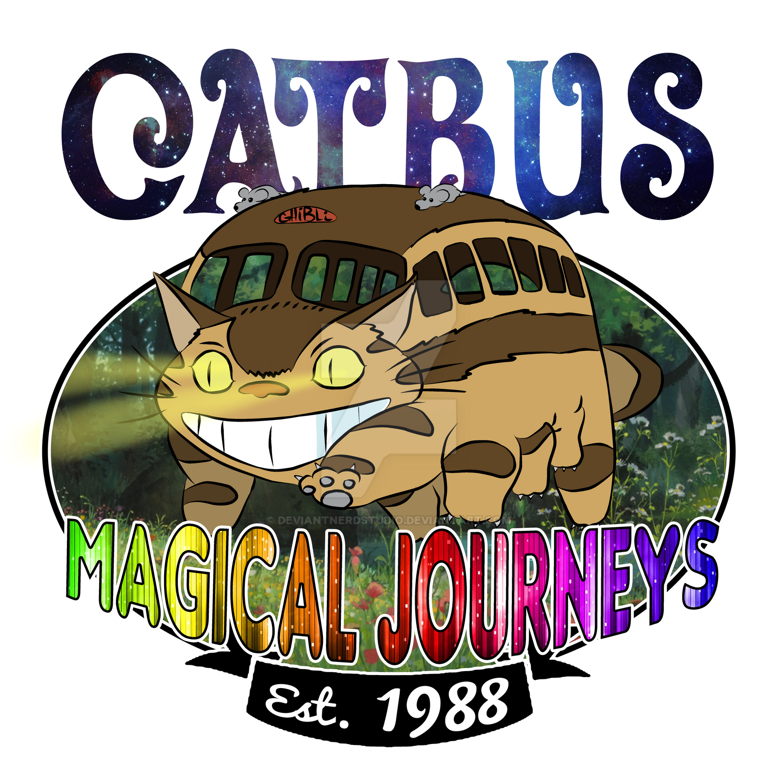 Cat Bus Rave CATBUS by DeviantNerdStudio on DeviantArt