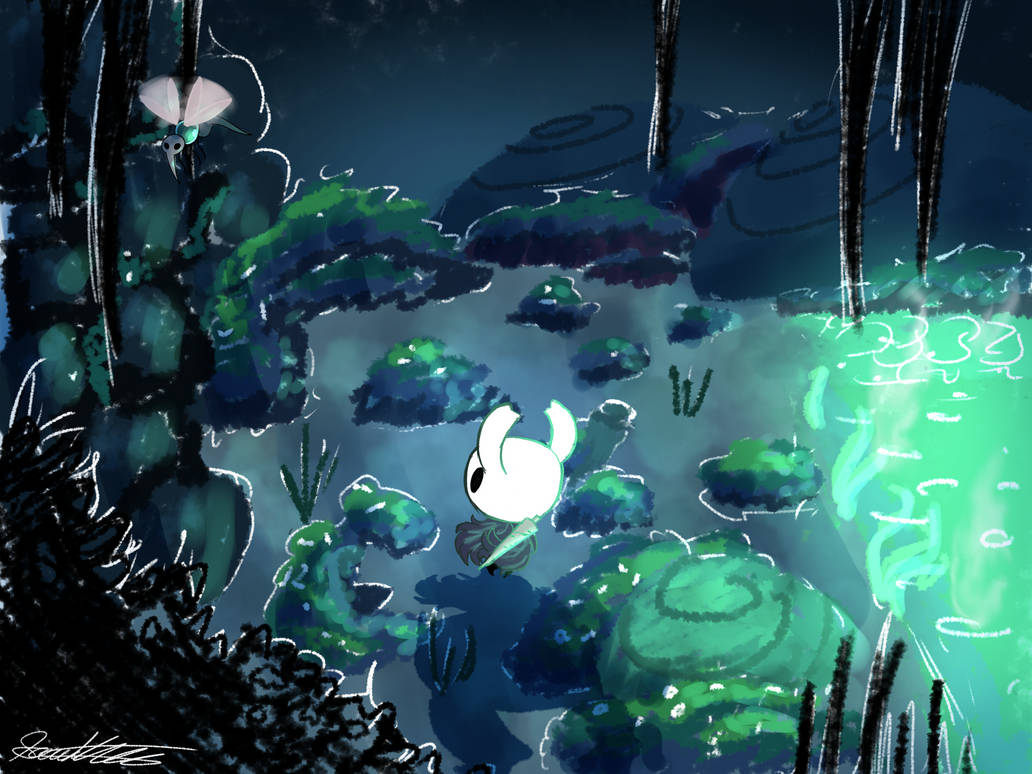 Greenpath - Hollow Knight by Moonlight8101 on DeviantArt