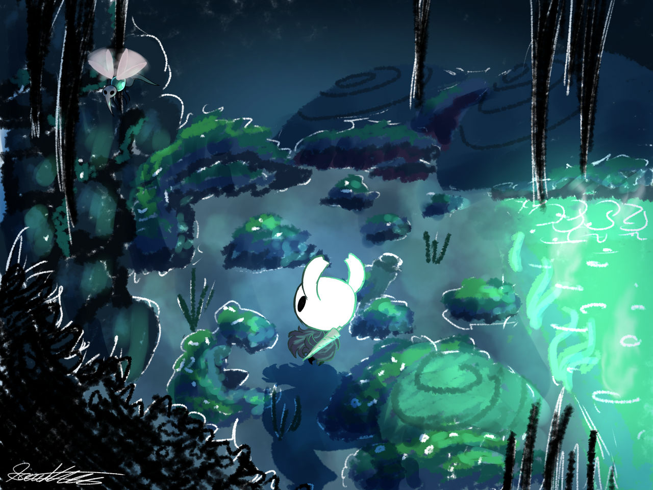 Greenpath Hollow Knight By Moonlight8101 On DeviantArt greenpath-hollow-knight-by-moonlight8101-on-deviantart