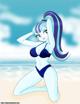 Sonata Dusk: a siren on the beach