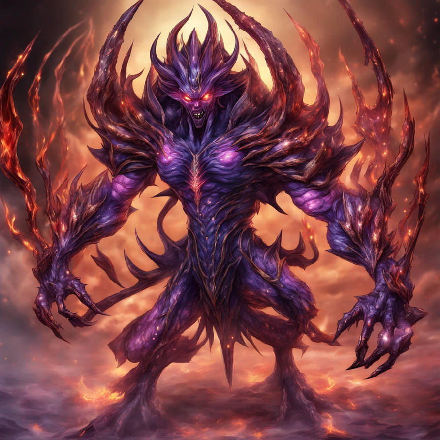 Infernal Monster Highly Detailed Infernal Alien Yugioh Monster With by Zodiya on DeviantArt