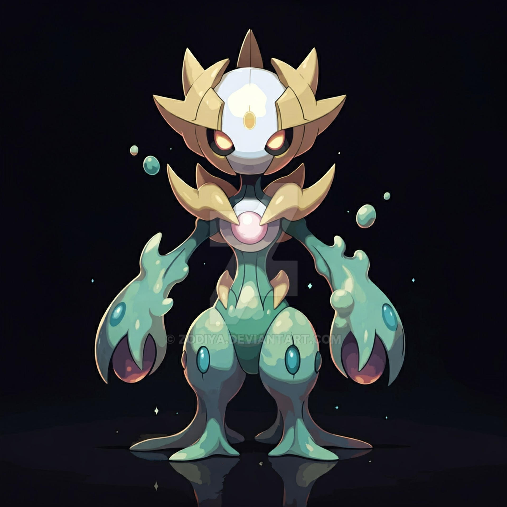 Alien pokemon leader 1 by Zodiya on DeviantArt