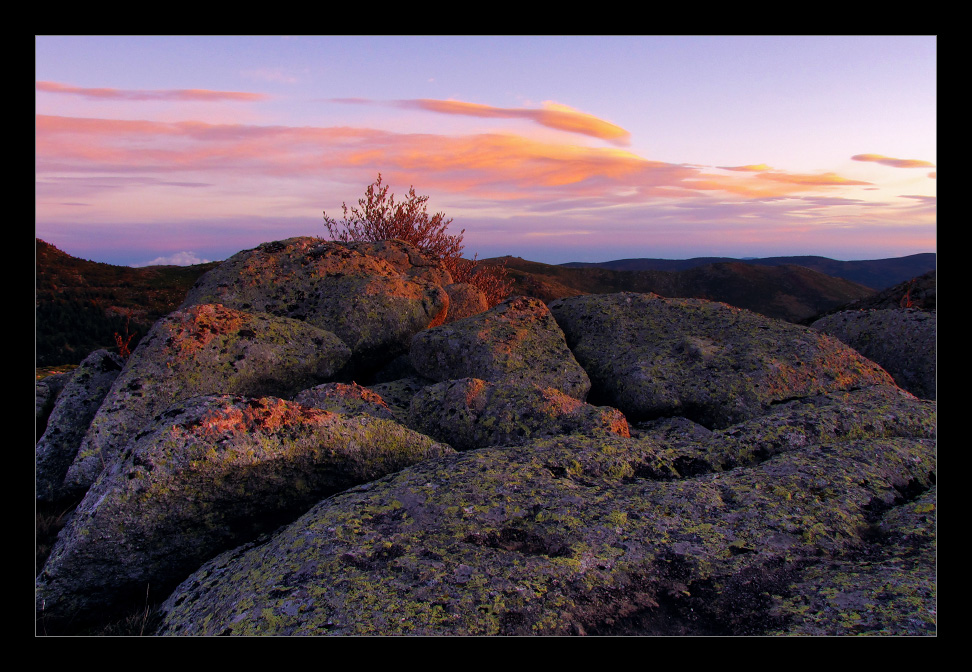 Granite sunset