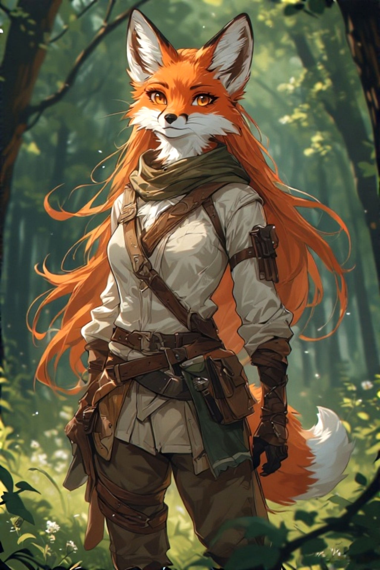 Vixia Swiftfoot - Foxkin (1) by tsukim000n on DeviantArt