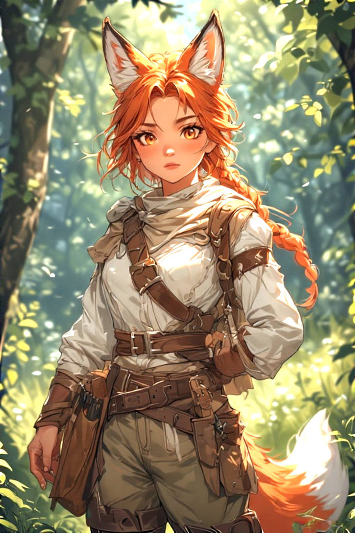 Vixia Swiftfoot - Foxkin (4) by tsukim000n on DeviantArt