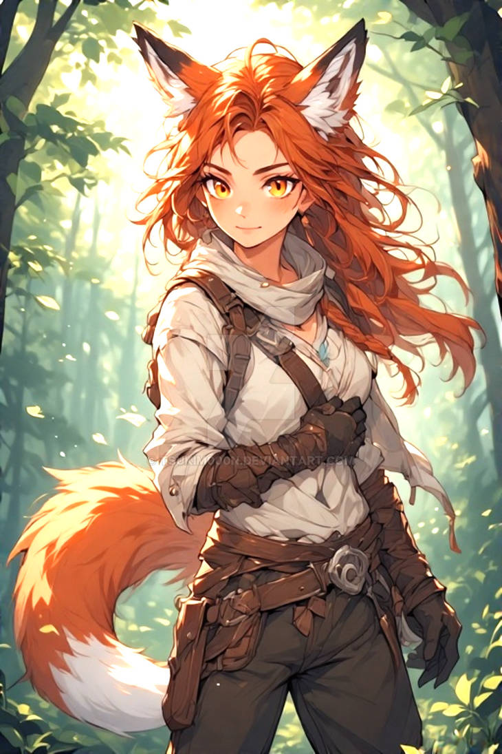 Vixia Swiftfoot - Foxkin (30) by tsukim000n on DeviantArt