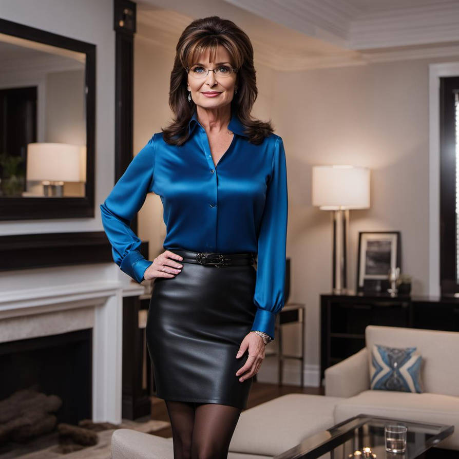 Sarah Palin blue blouse by SusanneSoutien on DeviantArt