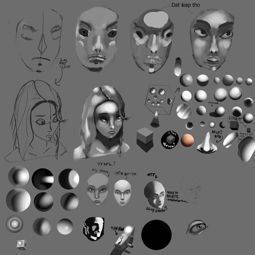 Rendering Practices by Cestarian on DeviantArt