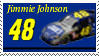 Jimmie Johnson Stamp by nascarstones