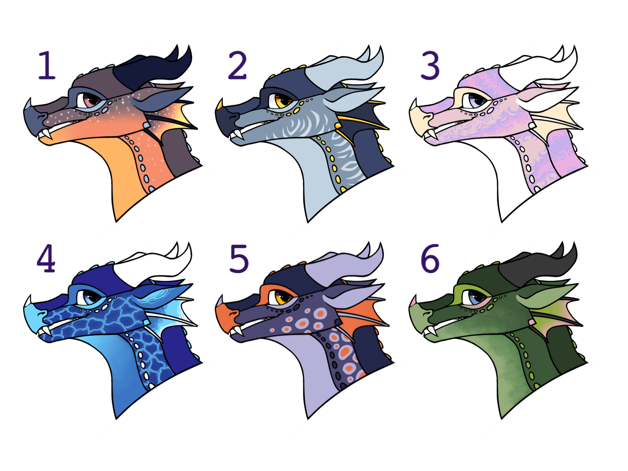 Rainwing Ruff 10 point rainwing adopts!! by JayJayTheDragon on DeviantArt