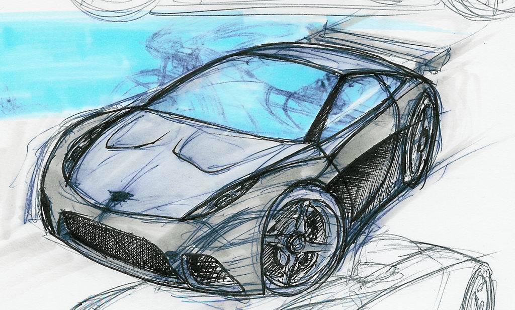 Concept Car Sketch 4a