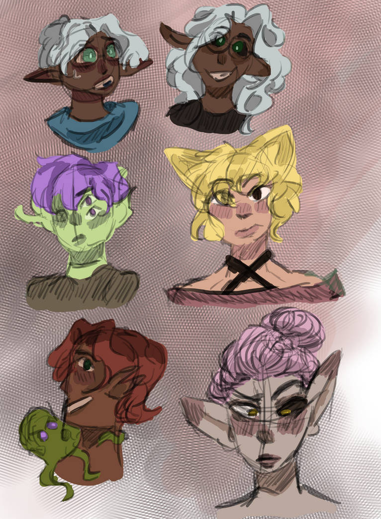 Fey sketches 1 by ParadoxicalPrism on DeviantArt