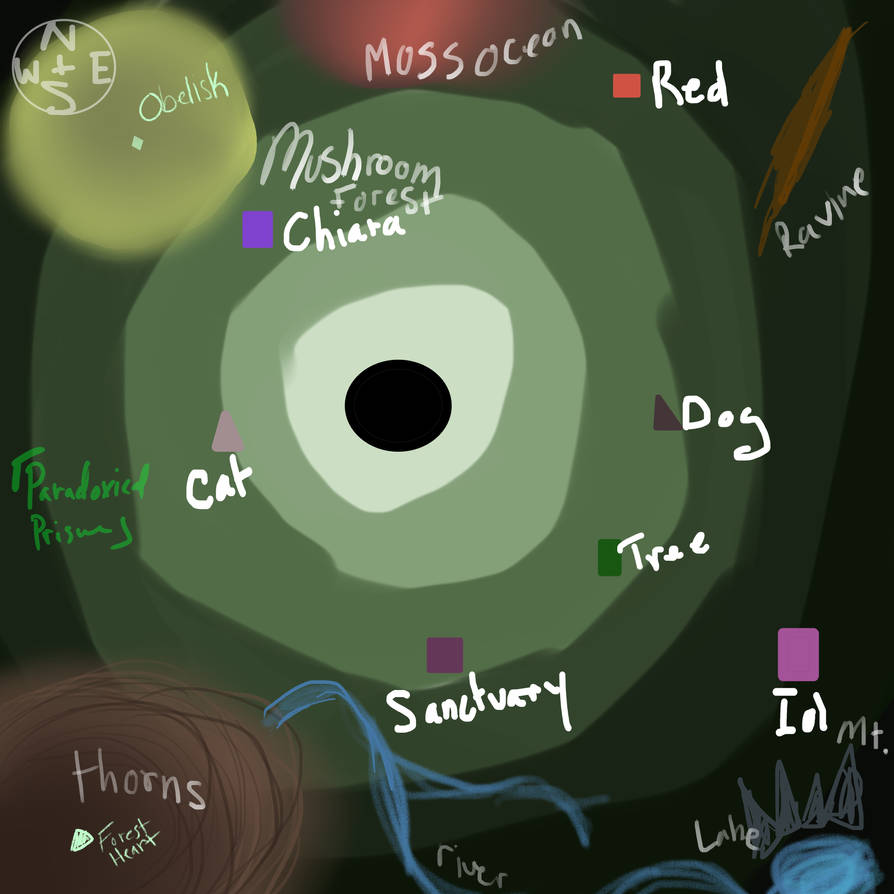 Forest map by ParadoxicalPrism on DeviantArt