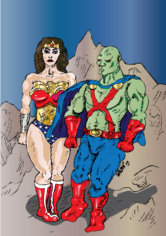 WonderWoman, MartianManhunter