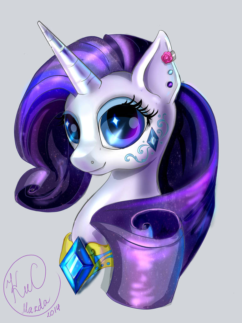 Deviantart Rarity Pony Pony Rarity by KiraSavushkina on DeviantArt
