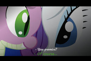 Spike And Rarity Screen Capped