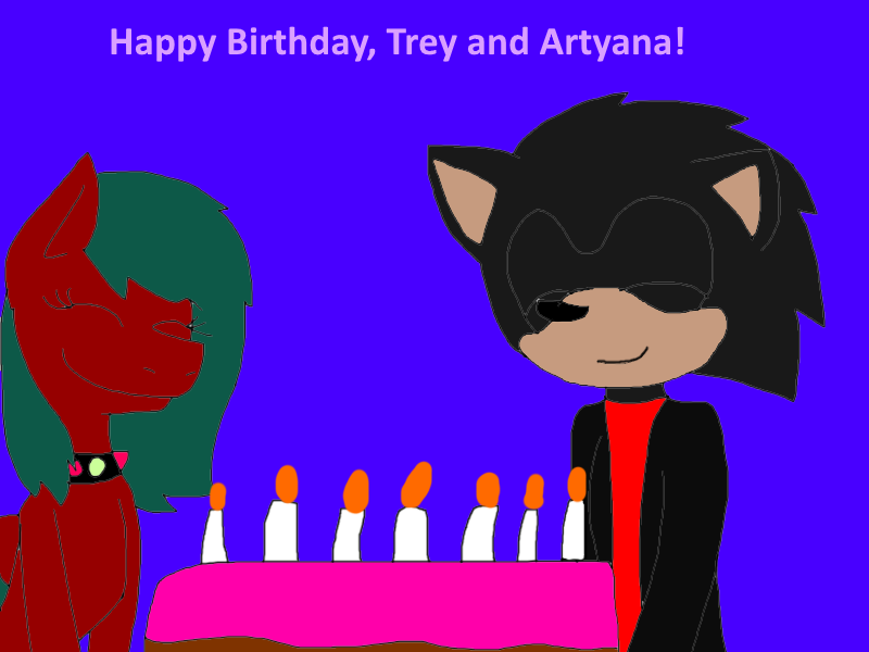 Happy Birthday, Trey and Artyana!