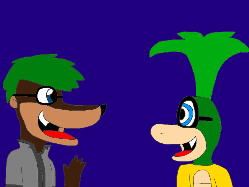 Tigs Weasel meets Iggy Koopa