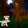 Werewolf Scooby Doo and Chiquita