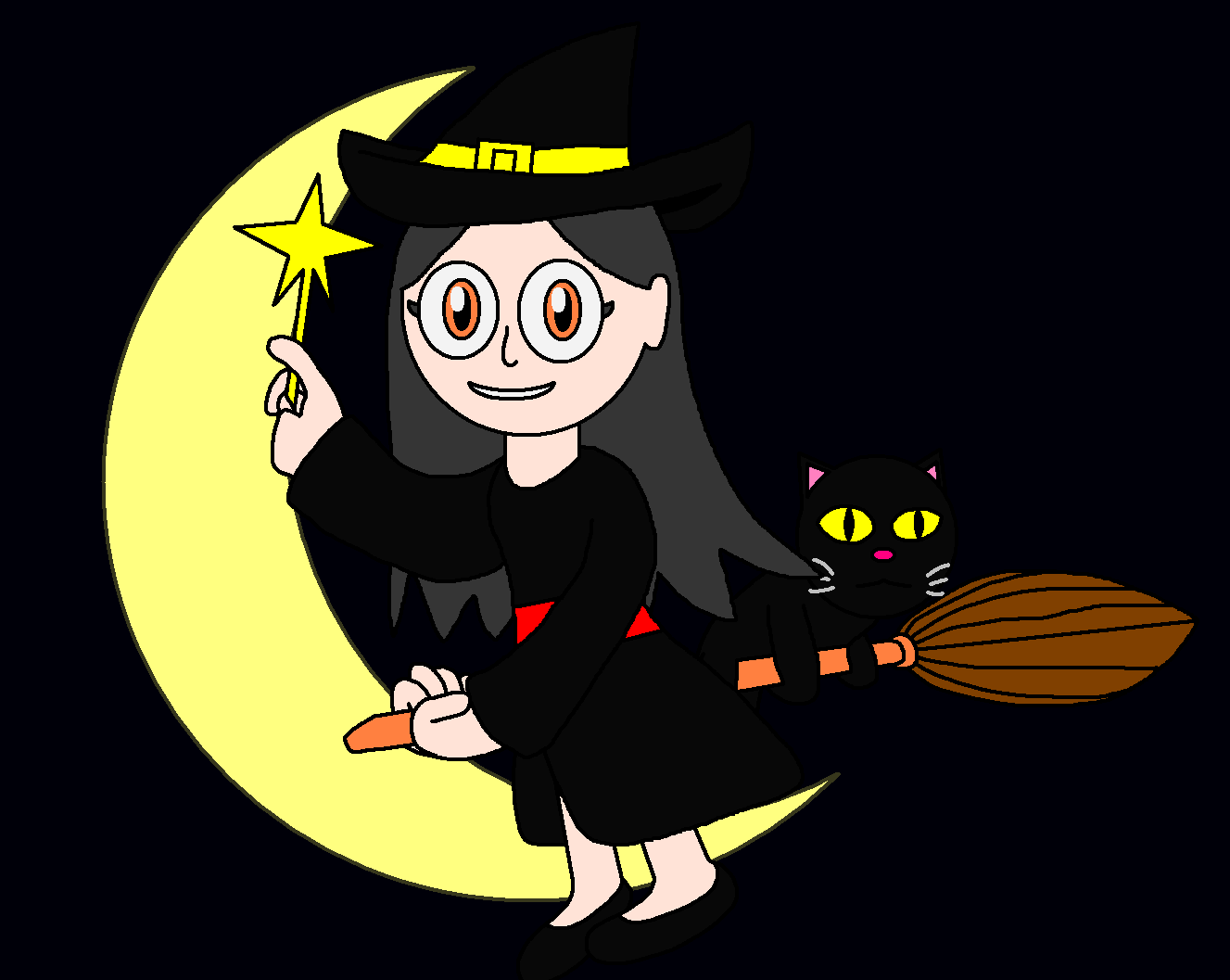 Leah as a witch