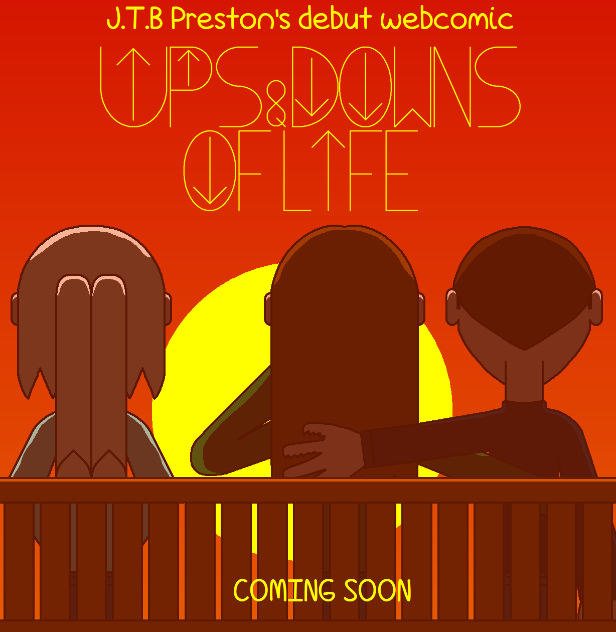 Ups and Downs of Life Poster Design