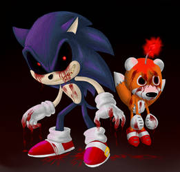 Sonic.exe and Tails doll