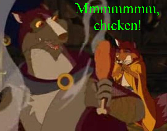 Mmm, chicken!