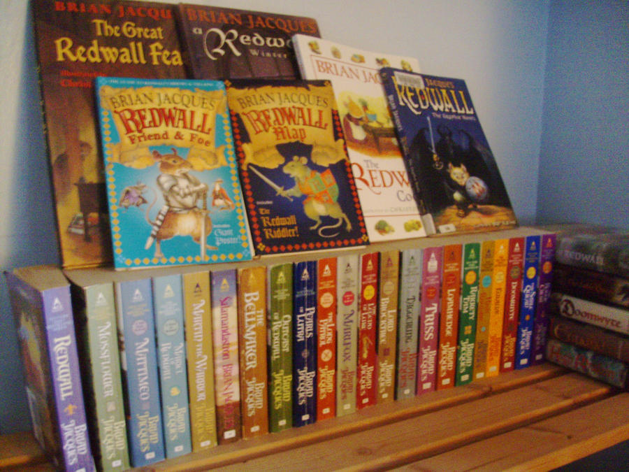 Redwall Complete Collection My Redwall Collection Updated by Kelaiah on DeviantArt