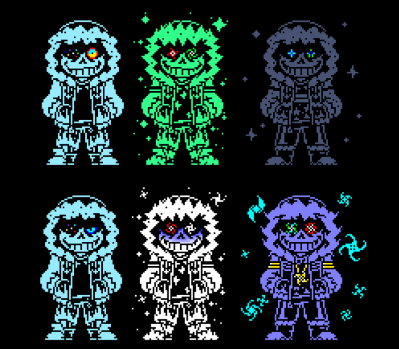 Epic Sans overworld sprite sheet by EpicMkMetaKnight on DeviantArt