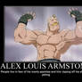 Alex Armstrong Motiv Poster