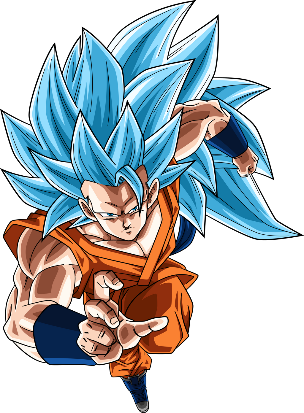 Goku (Super Saiyan Blue) by MdShakibulHasan on DeviantArt