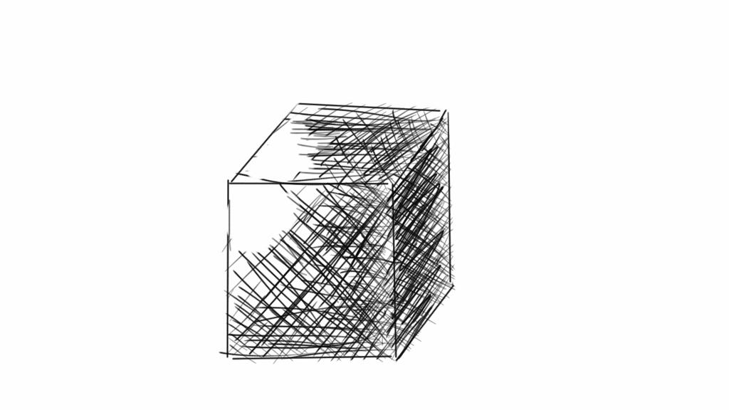 Hatching Example Cube CROSS HATCHING TECHNIQUE 1 by juanripetersen on DeviantArt